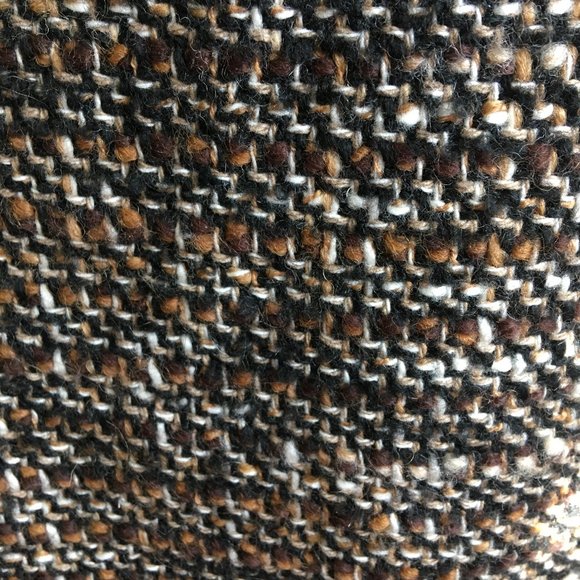 THEORY Tweed Knit Turtleneck Dress in Brown Mixed Media Size Large New - Picture 7 of 7